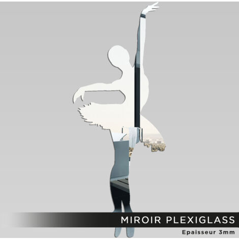 Miroir Plexiglass - Danseuse - 16x40 cm (1/2)