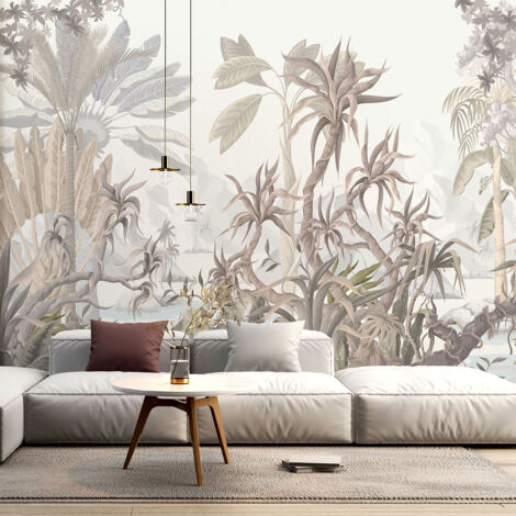 Papier peint panoramique Enfants - Forêt tropicale - 325 cm x 203 cm