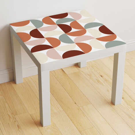 Stickers pour table - Motif Géométrique - 80x80 cm - Adhésif MAT (1/2)