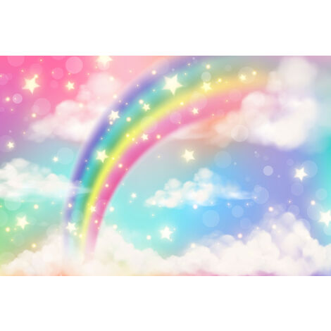 Papier peint panoramique Enfants - Arc-en-Ciel - 195 cm x 130 cm (1/2)