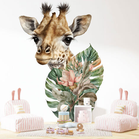 Papier peint panoramique Enfants - Girafe - 325 cm x 209 cm (1/4)