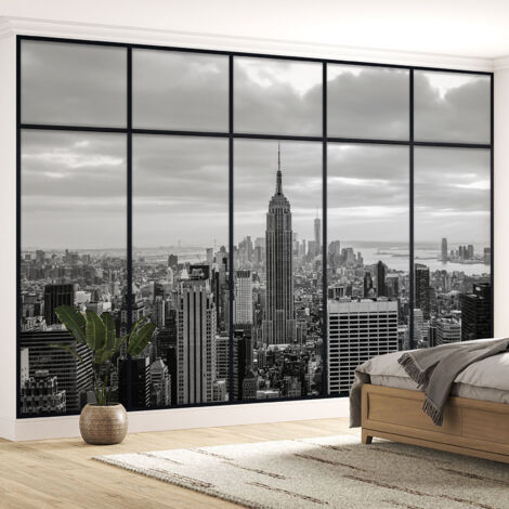 Papier peint panoramique Trompe l'oeil Verrière - New york - 130 cm x 82 cm (1/5)