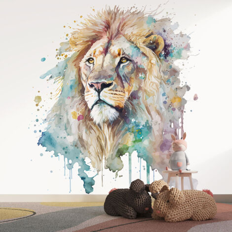 Papier peint panoramique Enfants - Lion - 325 cm x 209 cm (1/3)