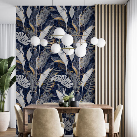 Papier peint - Motif botanique - 1 LÉ de 60x260 cm - Surface L 60 x H 260 cm (1/4)