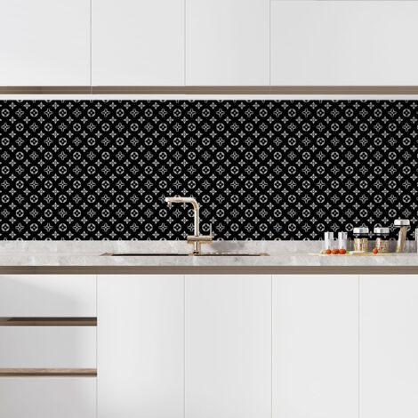 Crédence adhésive cuisine - Design - 65x78 cm - Adhésif BRILLANT (1/5)