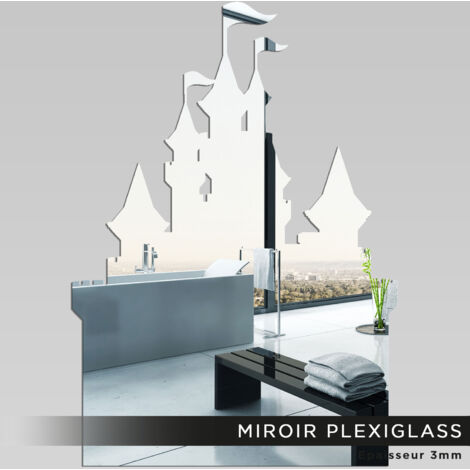 Miroir Plexiglass - Château - 30x43 cm (1/2)