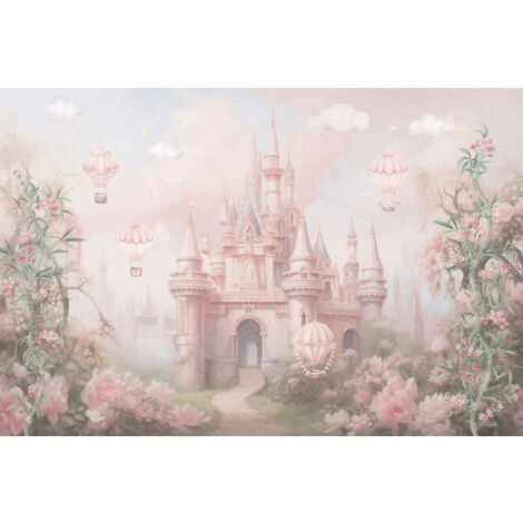 Papier peint panoramique Enfants - Château Enchanté - 195 cm x 130 cm (1/2)