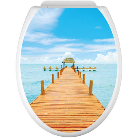 Stickers Abattant WC Effet Marbré