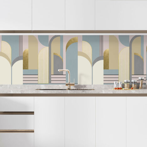 Crédence adhésive cuisine - Arches Design - 50x80 cm - Adhésif MAT (1/5)