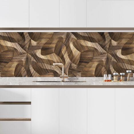Crédence adhésive cuisine - Design - 65x114 cm - Adhésif MAT (1/5)