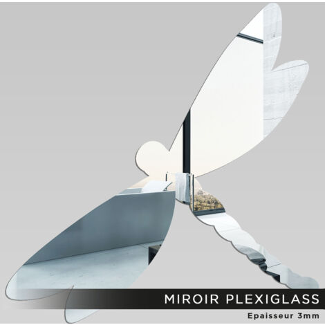 Miroir Plexiglass - Libellule - 24x40 cm (1/2)