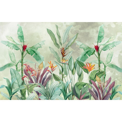 Papier peint panoramique Enfants - Tiges de Bananier - 130 cm x 83 cm (1/2)