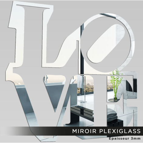 Miroir Plexiglass - Love - 40x43 cm (1/2)