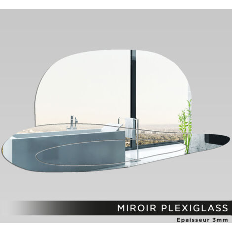 Miroir Plexiglass - Chapeau - 11x20 cm (1/2)