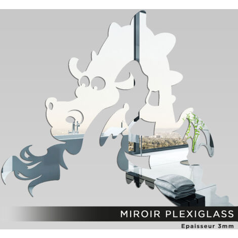 Miroir Plexiglass - Dragon - 50x57 cm (1/2)