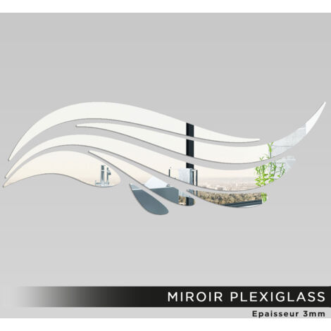 Miroir Plexiglass - Design - 21x60 cm (1/2)