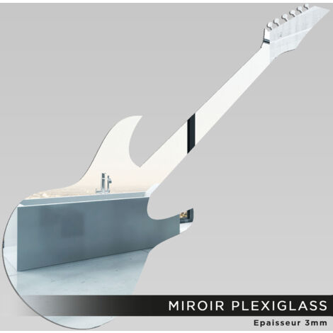 Miroir Plexiglass - Guitare - 13x20 cm (1/2)