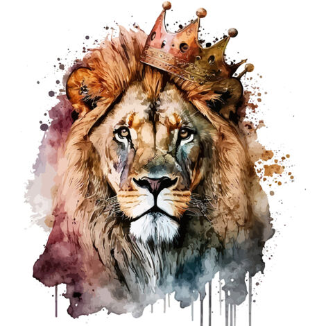 Papier peint panoramique Enfants - Lion - 390 cm x 251 cm (1/2)