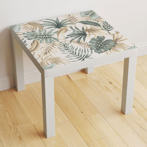 Stickers pour table - Feuilles Tropicales - 90x90 cm - Adhésif MAT (1/2)