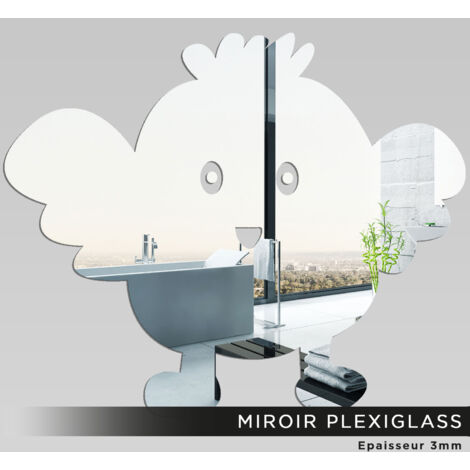 Miroir Plexiglass - Oiseau - 40x48 cm (1/2)