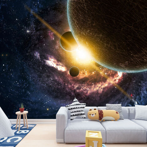 Papier peint panoramique Enfants - Espace - 195 cm x 139 cm (1/4)