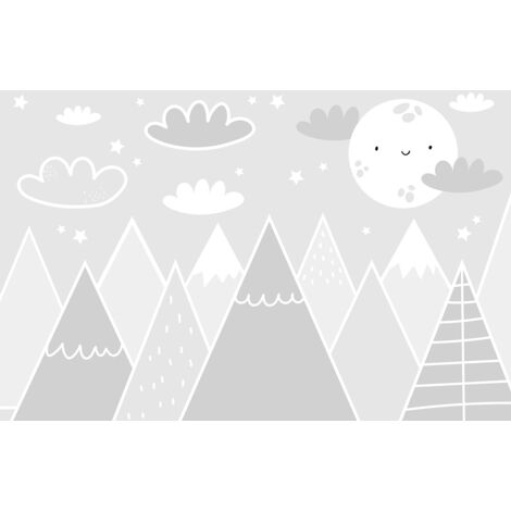 Papier peint panoramique Enfants - Montagnes - 130 cm x 87 cm (1/2)