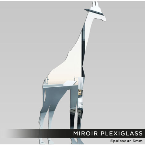 Miroir Plexiglass - Girafe - 19x40 cm (1/2)