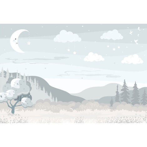 Papier peint panoramique Enfants - Paysage - 377 cm x 255 cm (1/2)