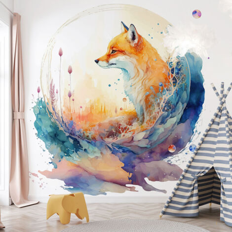 Papier peint panoramique Enfants - Renard - 195 cm x 125 cm (1/4)