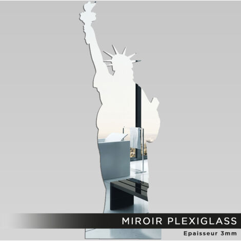 Miroir Plexiglass - Statue de la liberté - 20x60 cm (1/2)