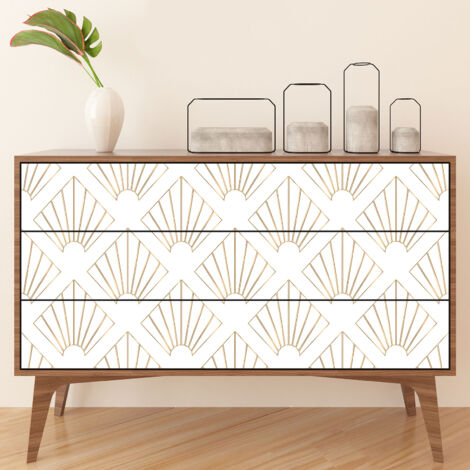 Stickers meuble - Motif Oriental - 20 x 40 cm - Adhésif BRILLANT (1/3)