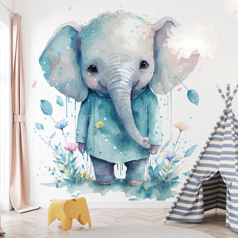Papier peint panoramique Enfants - Éléphant - 325 cm x 209 cm (1/4)