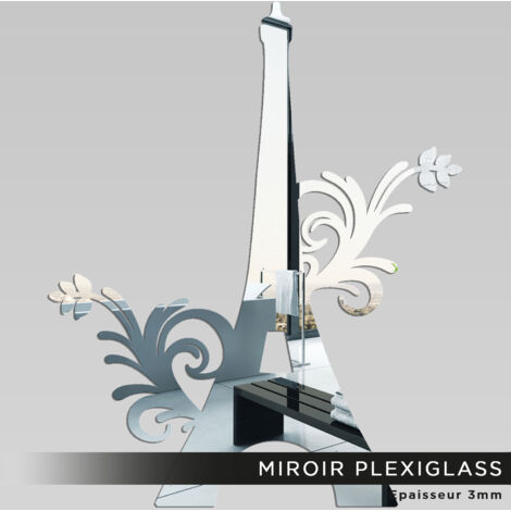Miroir Plexiglass - Tour eiffel - 30x37 cm (1/2)