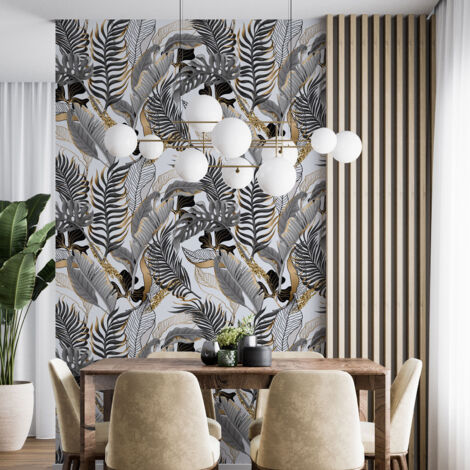 Papier peint - Motif botanique - 1 LÉ de 60x260 cm - Surface L 60 x H 260 cm