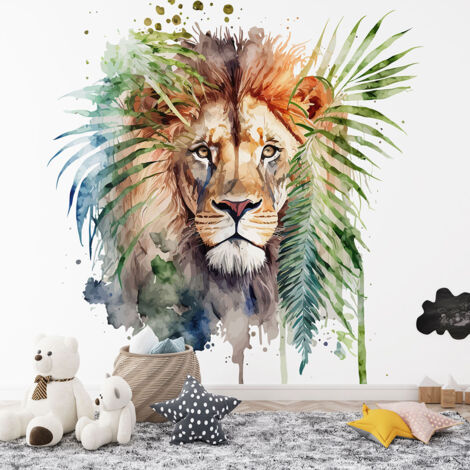 Papier peint panoramique Enfants - Lion - 130 cm x 84 cm (1/4)