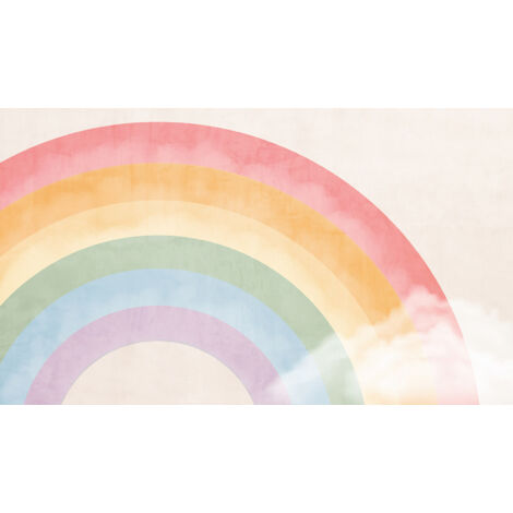 Papier peint panoramique Enfants - Arc-en-ciel - 130 cm x 75 cm (1/2)