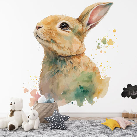 Papier peint panoramique Enfants - Lapin - 390 cm x 251 cm (1/4)