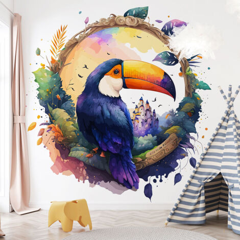 Papier peint panoramique Enfants - Toucan - 260 cm x 167 cm (1/4)