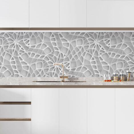 Crédence adhésive cuisine - Design Effet 3D - 50x87,5 cm - Adhésif MAT (1/5)