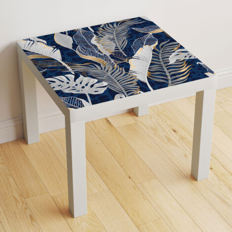 Stickers pour table - Feuilles Tropicales - 90x90 cm - Adhésif BRILLANT (1/2)