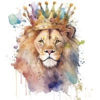 Papier peint panoramique Enfants - Lion - 195 cm x 125 cm