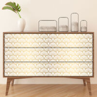 Stickers meuble - Motif Oriental - 40 x 80 cm - Adhésif + Protection BRILLANTE