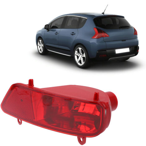 Ej.Life Auto-Nebelschlussleuchte, Rücklicht, Ersatz-Autozubehör, kompatibel mit Peugeot 3008 5008 2009–2016 (rechts)