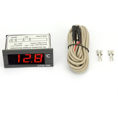 Produktbild von TPM-900 Digitaler Temperaturregler – 220V, LED, -40°C Bis +110°C, ±1°C Genauigkeit