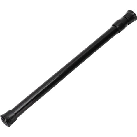 Ej.Life Teleskop-Gardinenstange, 2540 cm, Set, ausziehbare Gardinenstange, ohne Bohren, Federspannung, Gardinenstangen für Küche, Badezimmer, Kleiderschrank, Fenster
