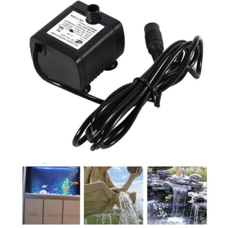 Mini Pompa D'acqua Sommersa 150L/H Per Terrari, Fontane, Laghetti E Acquari - 2,5W Con Spina Italiana