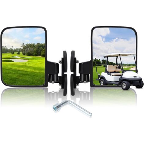 Specchietti laterali magnetici regolabili per carrelli, specchietti convessi magnetici per golf, UTV, trattori, carrelli, carrelli elevatori, rulli vibranti