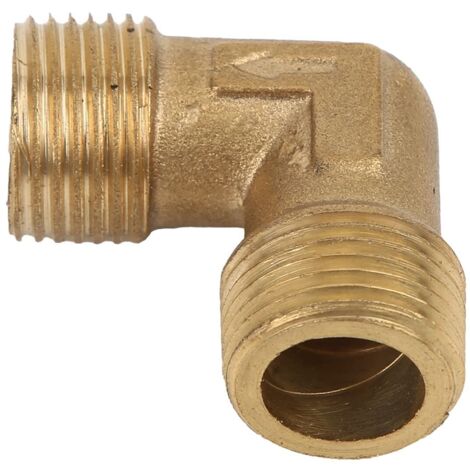 Ej.Life Giunto per tubo ad angolo retto Valvola di ritegno per pompa in ottone Raccordo a gomito Raccordi per compressore d'aria G3/8