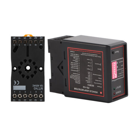 Detector de bucle inductivo para vehículos Ej.Life, detector de bucle de barrera de estacionamiento/sensor de bucle de acceso para vehículos