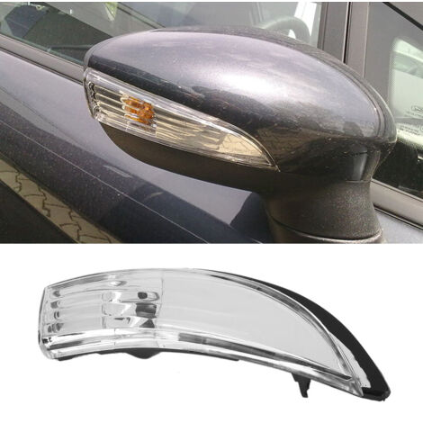 Lente de espejo retrovisor transparente Ej.Life para Ford Fiesta MK7/MK7.5 2009-2017, lado derecho